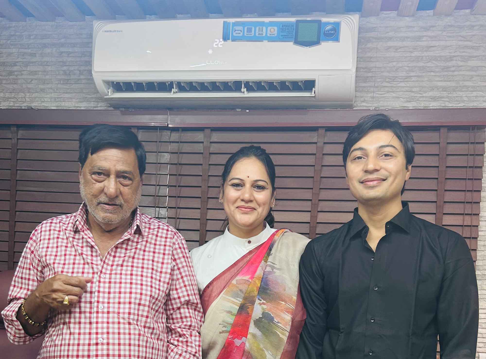 With family